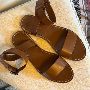 Madewell boardwalk ankle strap sandals